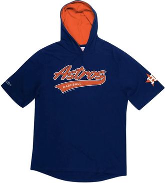 Mitchell & Ness Felpa Houston Astros MLB con cappuccio - Blu