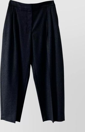 Alaia wool low-rise tapered ankle-length trousers