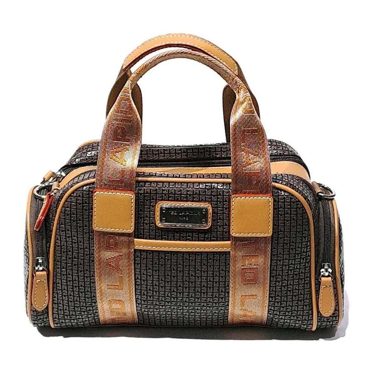 Sac à Main Ted Lapidus Vintage Années 80 – Simili Cuir Marine, Style Rétro
