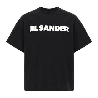 Jil Sander Heren, Tops, Zwart, Maat: L Katoen