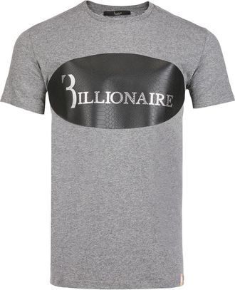 Billionaire Boys Club T-shirt Round Neck SS Python - Heren - T-shirts - Grijs - 4XL - Katoen - Tops