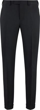 Pantaloni Torino Broeken - Heren - Nette broeken - Zwart - 3XL - Wol - Broeken