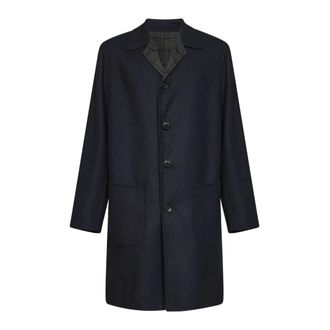 Etro Heren, Mantels, Blauw, Maat: 2XL