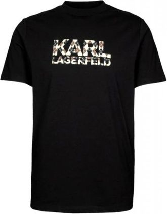 Karl Lagerfeld Tops > T-Shirts - Heren - T-shirts - Zwart - M - Tops