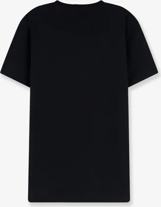 Dolce & Gabbana Logo-Embroidered Cotton T-Shirt - Black