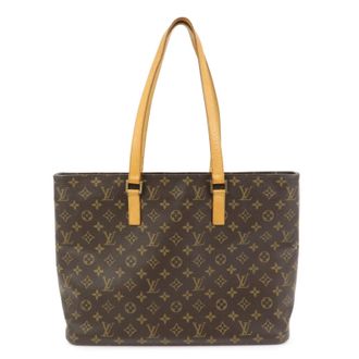 Louis Vuitton Luco Monogram Canvas Brown Canvas Handbag (Pre-Owned)