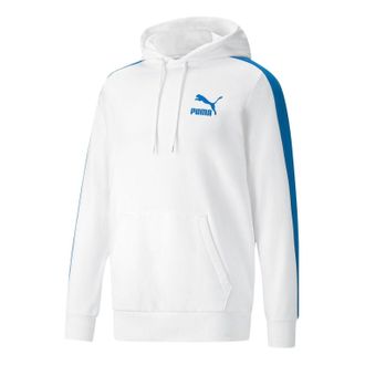 Puma Iconic T7 Hoodie White Blue 531354-02