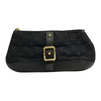 Louis Vuitton Pre-owned Vintage Pouch - Dames - Pre-owned - Zwart - Maat: ONE Size Leer