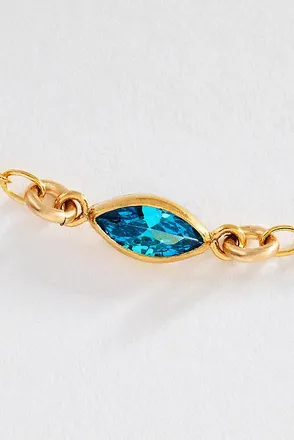 Set & Stones Marquise Birthstone Bracelet