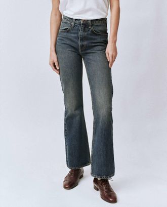 The Great. Penny Bootcut Jean In Powell Wash