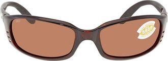 Costa BRINE Copper Polarized Polycarbonate Mens Sunglasses BR 10 OCP 59
