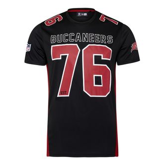 New Era Tampa Bay Buccaneers NFL Established Number Mesh Tee Black T-Shirt