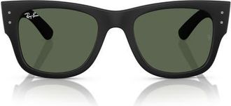 Ray-Ban Mega Wayfarer Liteforce 50mm Square Sunglasses in Sand Black at Nordstrom