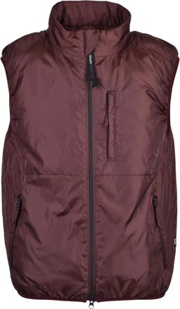 Aspesi Jassen, Heren, Rood, M, Nylon, Nylon Gilet