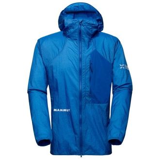 Mammut Eiger Nordwand Advanced Windbreaker Hooded Jacket Softshelljacke f&uuml;r Herren | blau
