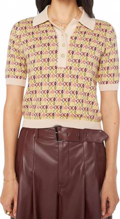 Mother The Hot Under The Collar Top In Multi