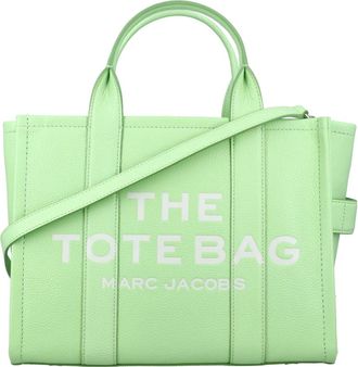 Marc Jacobs Shopping Bags, female, Green, ONE SIZE, Leather Medium Tote Bag
