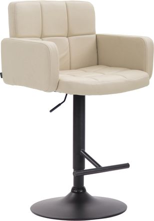 Clp Taburete Los Angeles Crema Negro