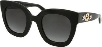 Gucci Sunglasses, female, Black, Size: 49 MM Sunglasses