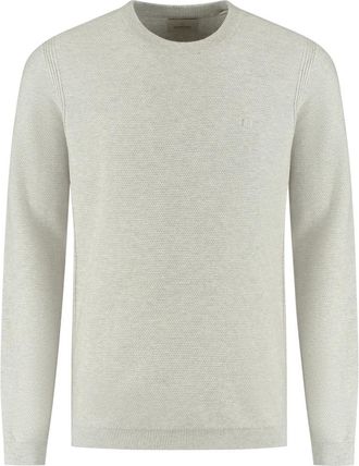 Dstrezzed Stijlvolle Pullover Sweater - Heren - Ronde hals truien - Grijs - S - Truien & Vesten