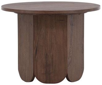 VE DESIGN Runder Design Beistelltisch Tekla &oslash; 60 cm, Mocca