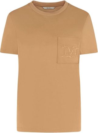 Max Mara Mujer, Camisetas, Marrón, Talla: M