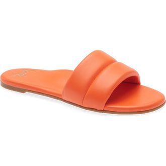 beek Sugarbird Slide Sandal in Flame Orange at Nordstrom, Size 6