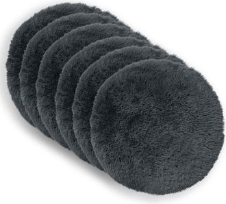 vidaXL Coj&iacute;n Con Almohada Heerlen 2 Uds. Gris Antracita Fleece Pv Vidaxl