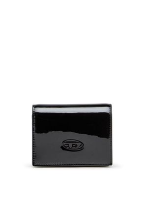 Diesel Wallet in glossy PU - Small Wallets - Woman - Black