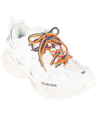 Balenciaga Mens Cotton Track Pride Sneaker, Never Worn (Authentic Pre-Loved)