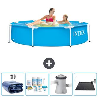 Intex Piscina Con Estructura Redonda - 244x51 Cm - 5-piezas Scb4