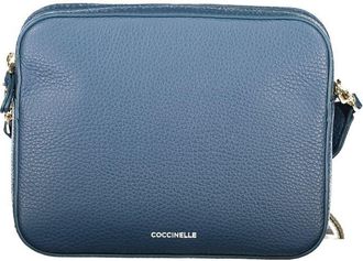 Coccinelle Blu Leather Women Womens Handbag