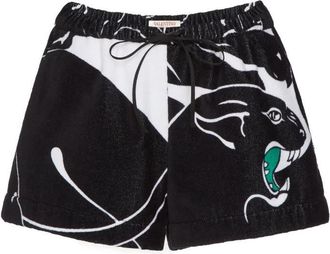 Valentino Garavani Panther Terry Shorts