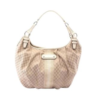 Celine Pre-owned Shoulder Bags, female, Beige, Size: ONE SIZE Pre-owned Vintage Canvas Shoulder Bag
