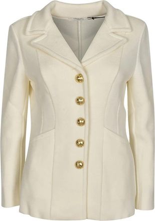Charlott Blazer - Dames - Blazers - Wit - S - Katoen - Jassen