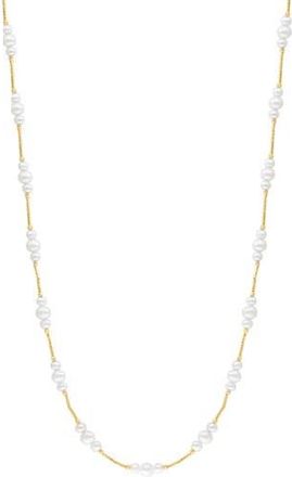 Effy Freshwater Pearl Beaded Necklace in White at Nordstrom Rack, Size 18