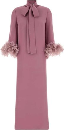 Valentino Garavani Midi-jurk met strik-detail - Roze