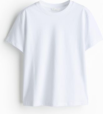 H&M MAMA Still-T-Shirt aus Baumwolle - White