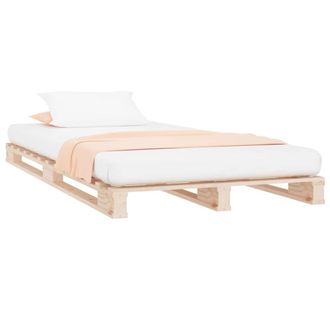 Berkfield Home Pallet Bed 90x190 cm Single Solid Wood Pine in Natural