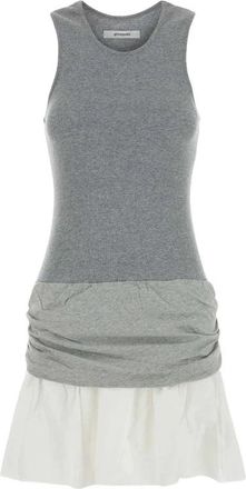 Gimaguas Chico Mini Jurk - Dames - Korte kleedjes - Grijs - XS - Katoen - Kleedjes