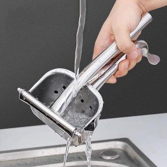 OEM Prensa Manual Para Frutas - Prensa Para C&iacute;tricos De Cocina - Extracci&oacute;n De Zumo - Acero Inoxidable 304 - 25 X 11 X 5 Cm - Plateado