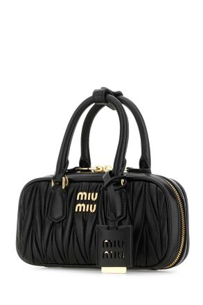 Miu Miu Arcadie Top Handle Bag - Black
