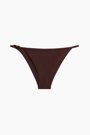 H&M Cheeky Tanga-Bikinihose - Dunkelbraun