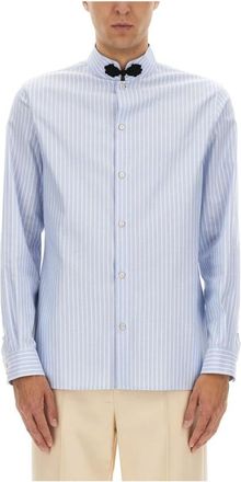 Valentino Hombre, Camisas, Azul, Talla: L
