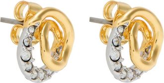 Alexis Bittar Alexis Bittar Solanales Spiral 14kt Gold-plated Stud Earrings - One Size