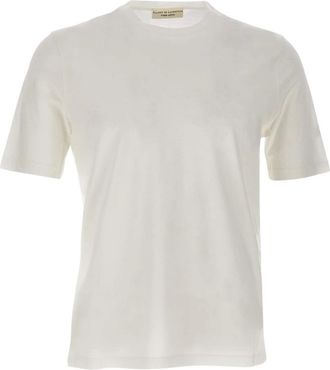 FILIPPO DE LAURENTIIS Camiseta de Algod&oacute;n Cr&ecirc;pe - Tops - Hombre - Blanco - 4XL