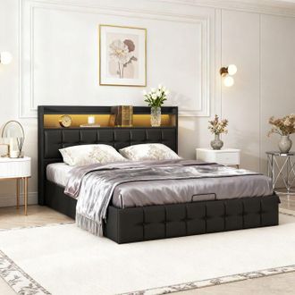 OEM Cama Litera - 10chb - 140x190 Cm - Led Rgb Con Usb/type-c - Almacenamiento Hidr&aacute;ulico