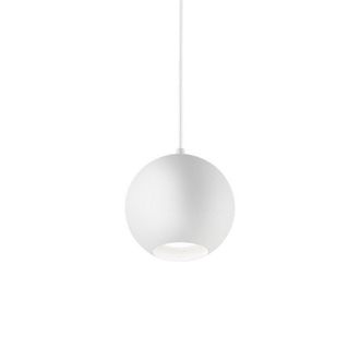 Netlighting Mr Jack Indoor Globe Ceiling Pendant Lamp 1 Light White GU10