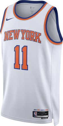 Nike Dri-FIT NBA Jalen Brunson New York Knicks Association Edition Swingman Jersey White DN2087-104