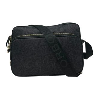 Borbonese Cross Body Bags, female, Black, ONE SIZE, Camera Shoulder Bag Medium